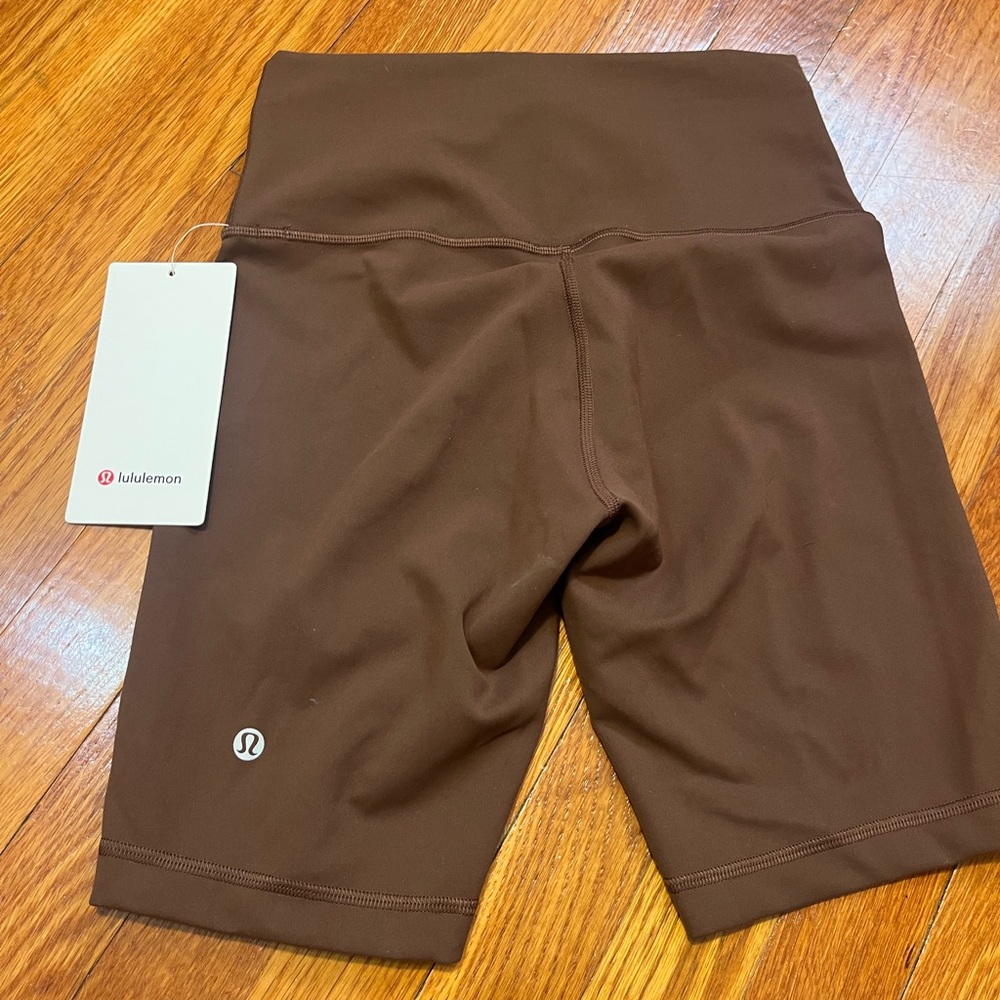 Wonder under a Lululemon biker short shorts
